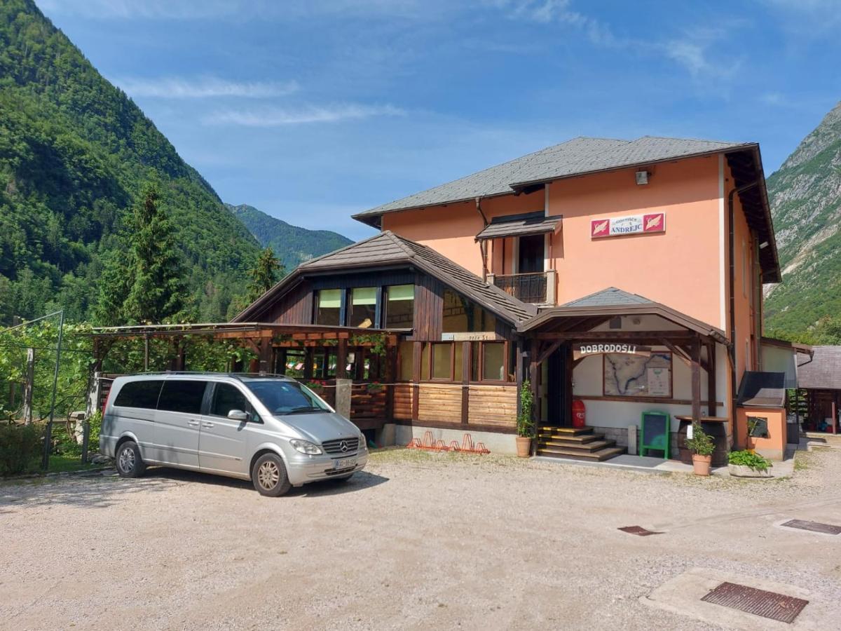 Gostisce Andrejc Hotel Soca Exterior photo