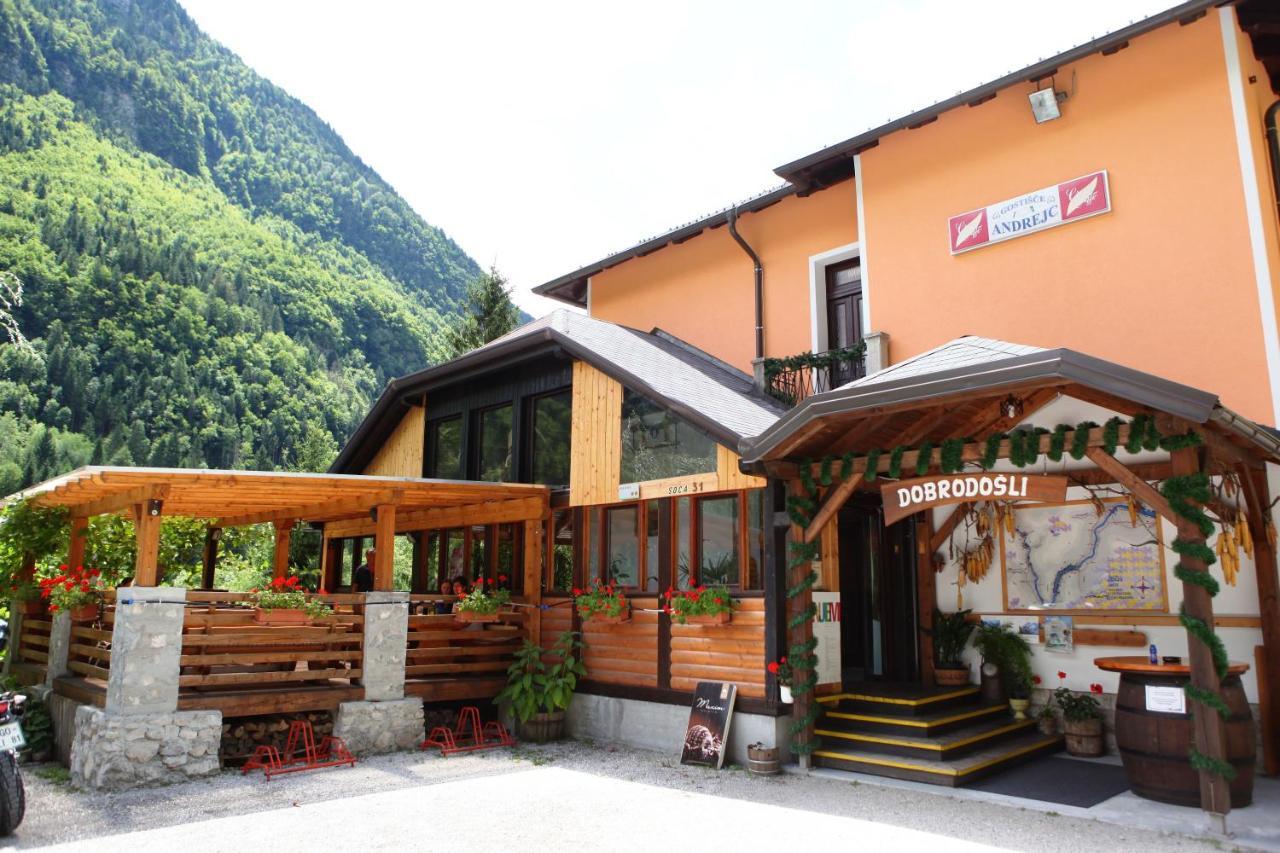 Gostisce Andrejc Hotel Soca Exterior photo